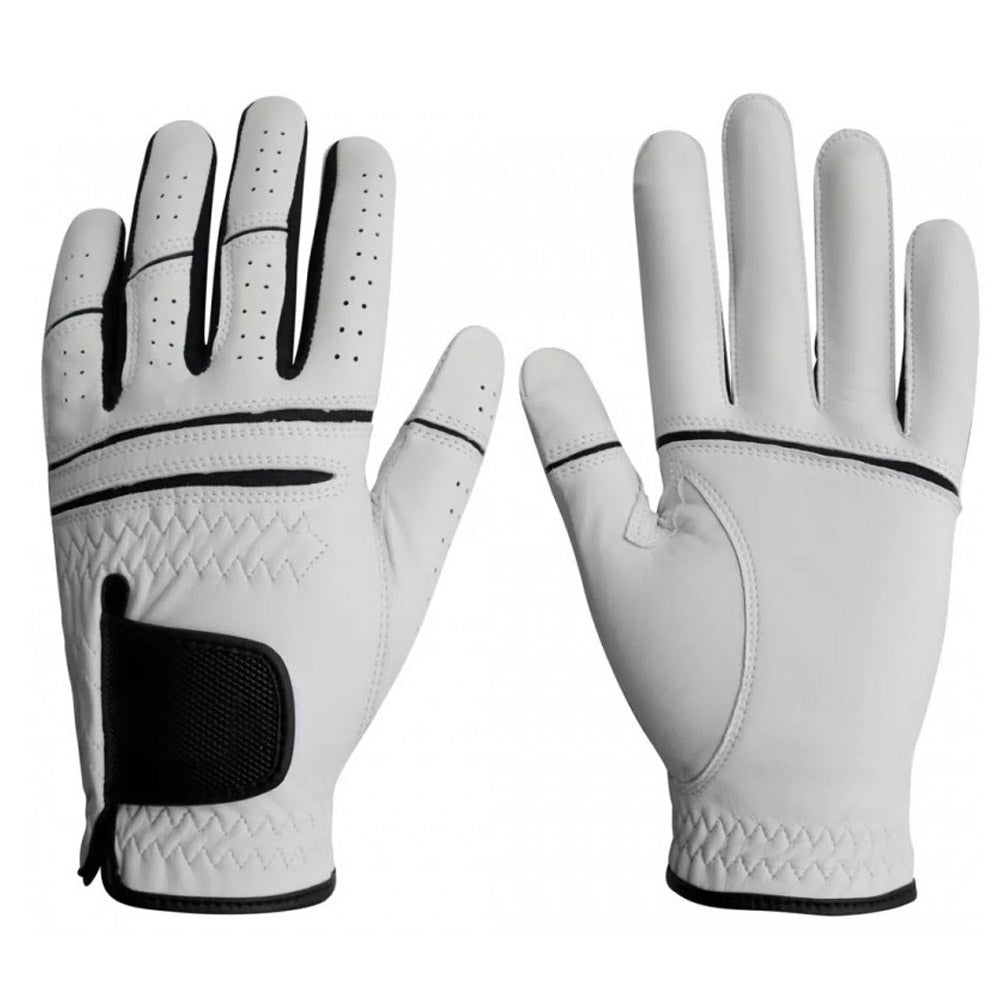 Promotional Custom Wholesale Thin Cabretta Leather Golf Gloves for Better Grip