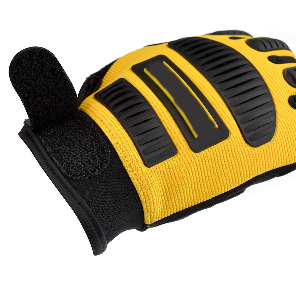 Top Product Synthetic Leather Gloves Anti-Slip Durable Rigger Working Hand Gloves For Construction Work