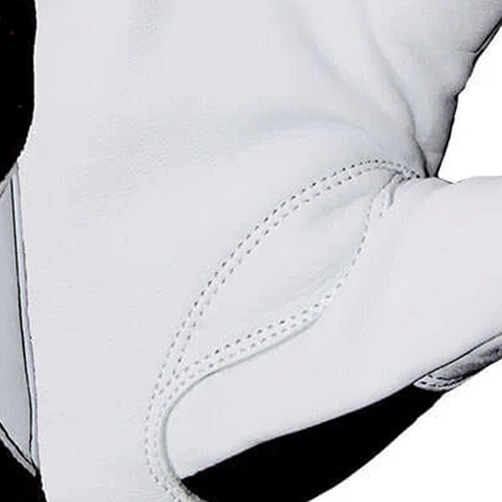 White With Black Color Contrast OEM ODM Supplier Factory Rate Unique Design Best Material Assembly Gloves