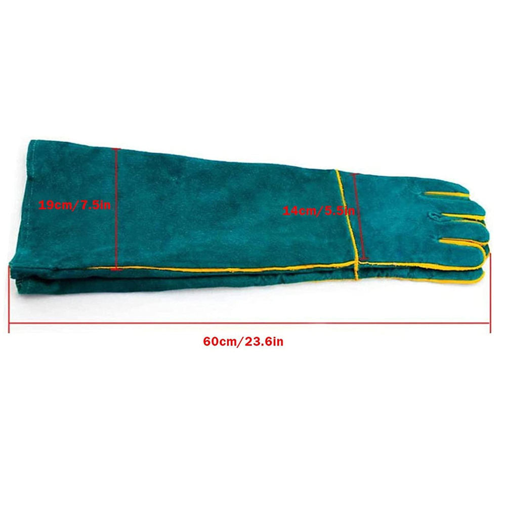 Animal Handling Gloves Bite Proof,60CM Durable Bite Resistant Gloves For Handling Bird Snake Parrot Lizard